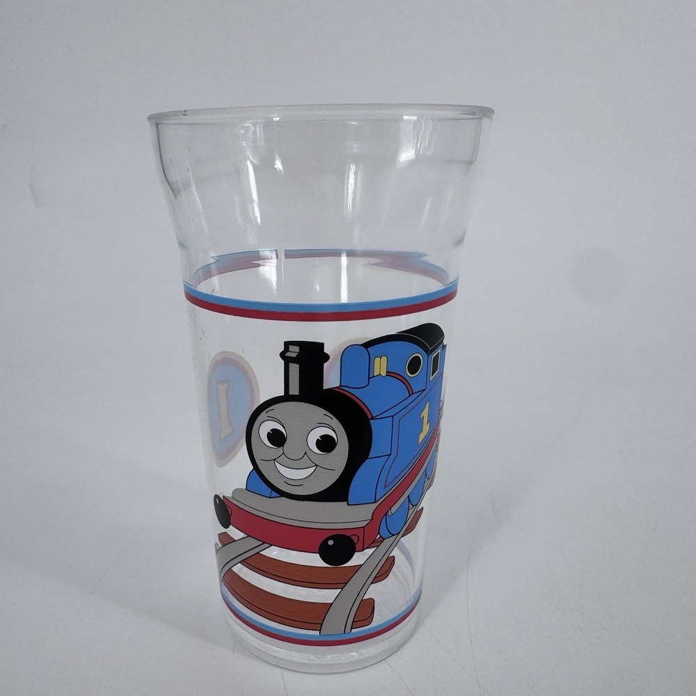 Vintage Thomas the Tank Engine Glass Tumbler Cup Retro Train‎ 2001